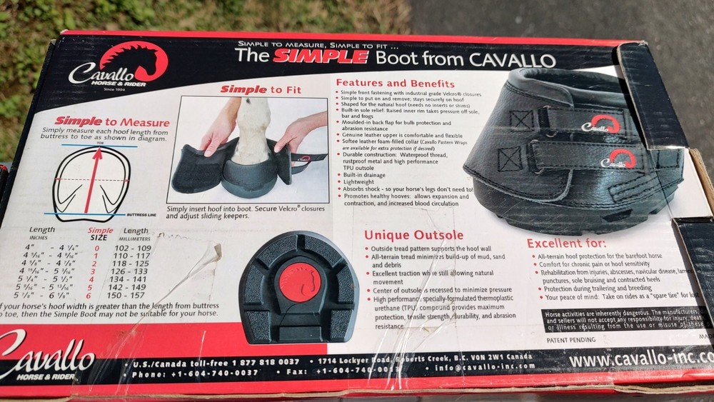 Cavallo Simple Boots Pair- Size 5