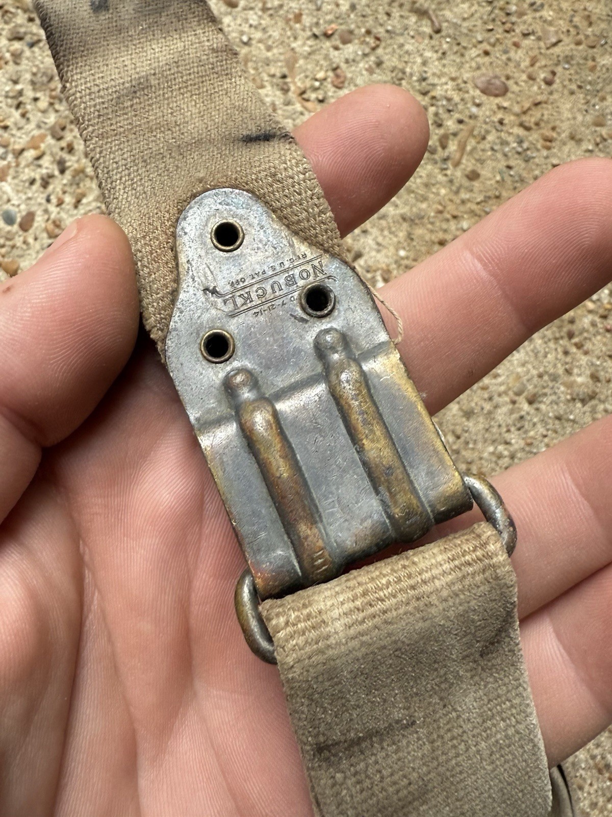 Original WWI US Kerr No Buckl Sling Pat. Date 1914 Early Production M1903 P17