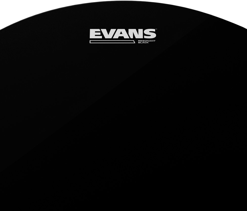 Evans Resonant Black Tom Drumhead 8 in.