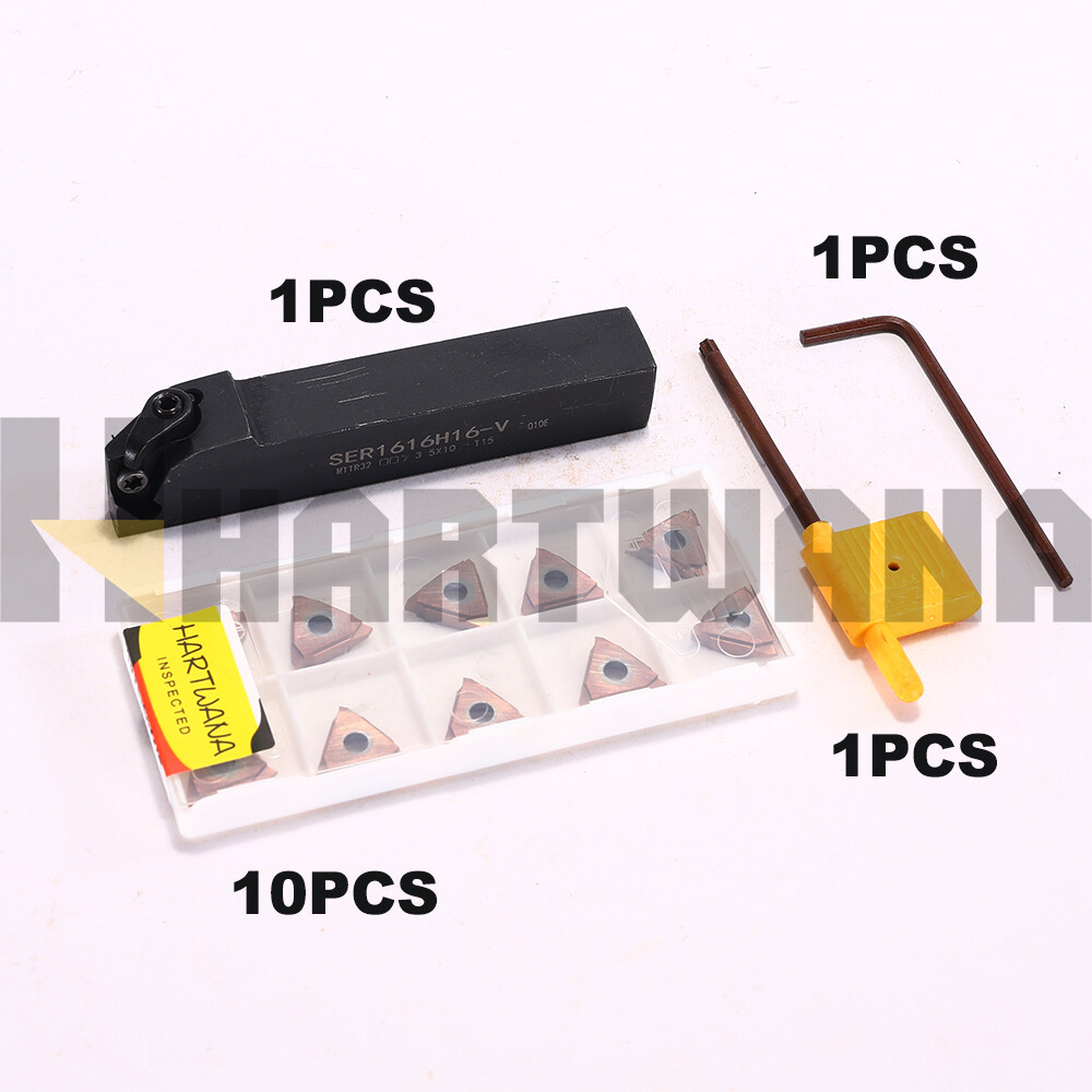 Lathe Threading Tool SER1616H16-V 29° 8ACME Indexable Threading Insert