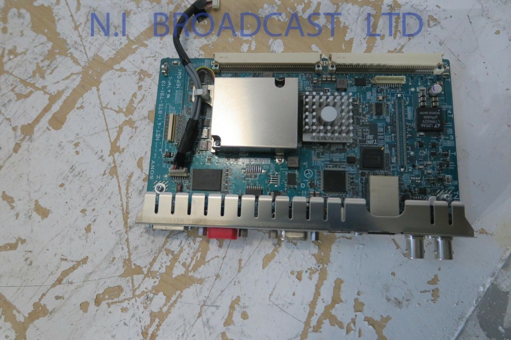 Sony pdw-f1600 xdcam recorder  Firewire / USB   timecode NET-4 board