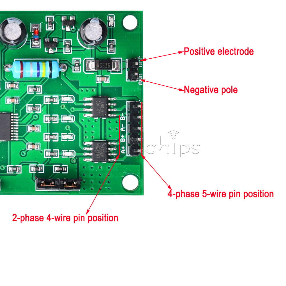 DC 5V-12V Micro Stepper Motor Driver Control Board 2-Phase 4-Wire 4-Phase 5-Wire