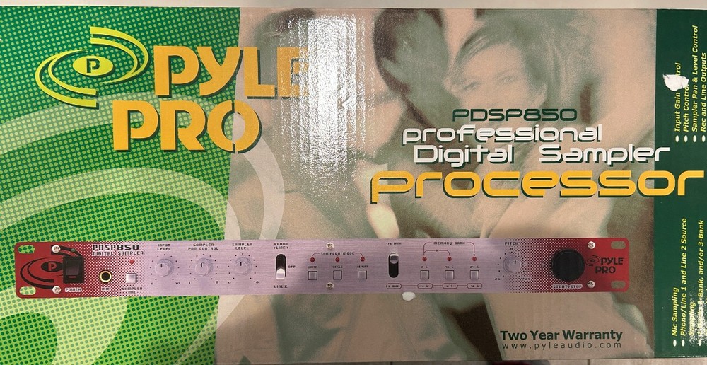 Pyle-Pro PDSP850 19'' Rack Mount Professional Digital Processor Sampler NIB