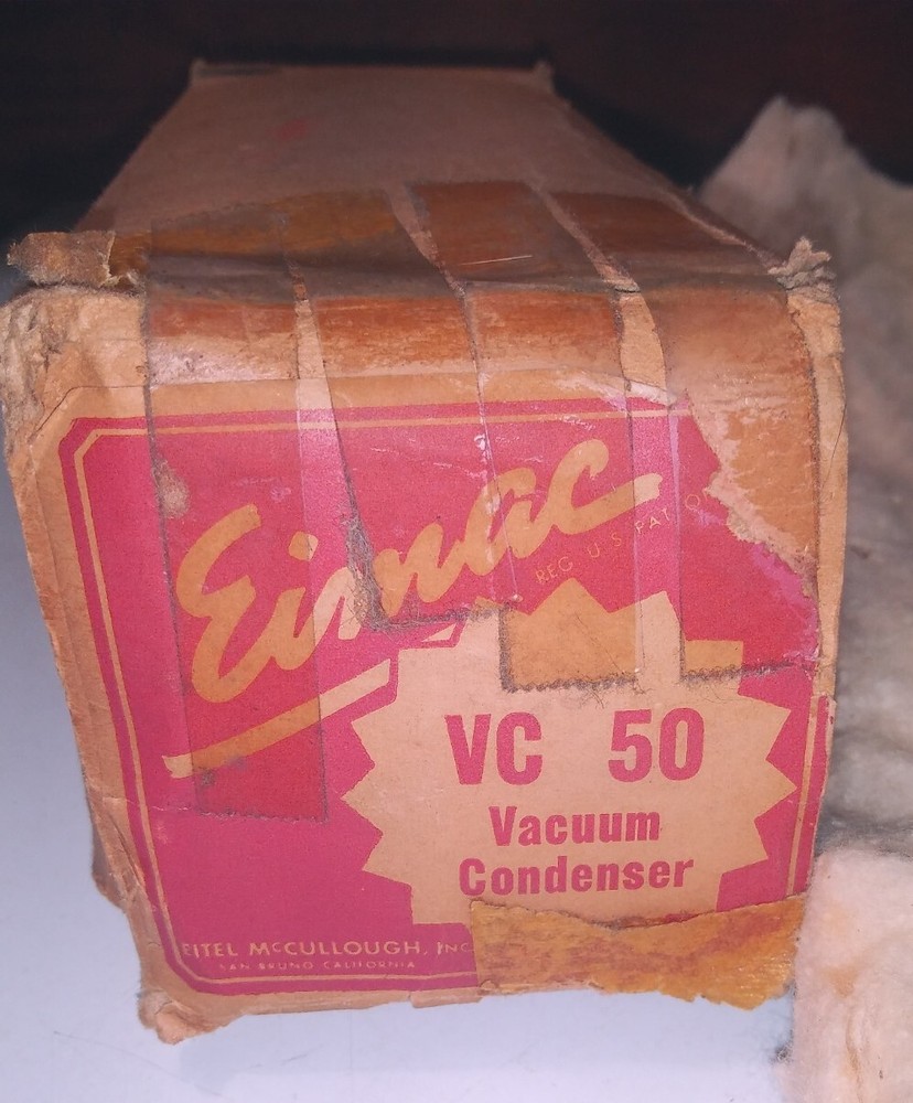 EIMAC VC-50 NAVY VACUUM CAPACITOR
