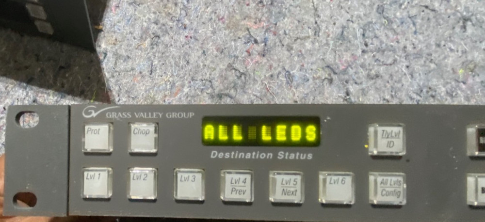 Grass Valley - Encore BPS Button Per Source Control Panel