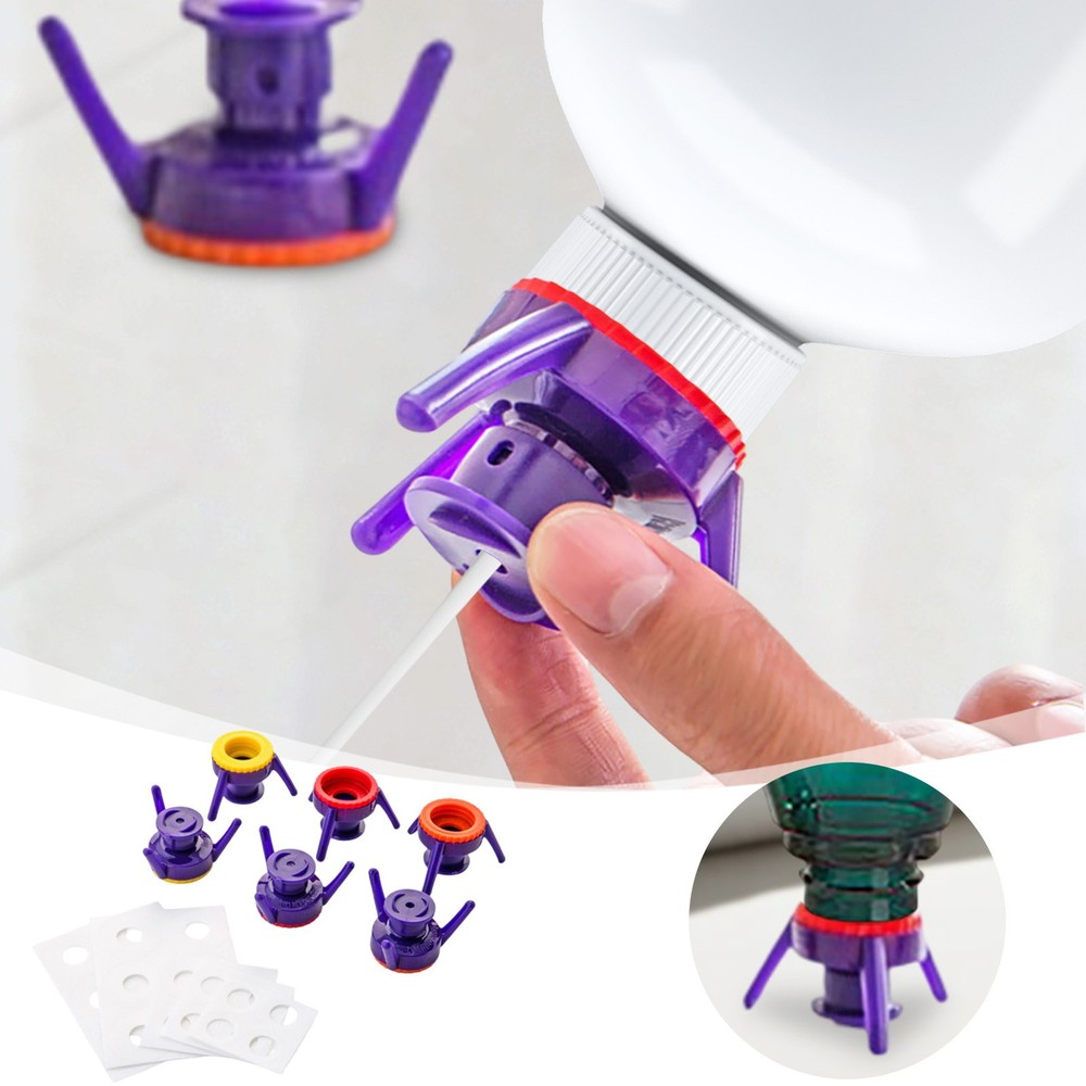 6 Piece Bottle Cap Racks Inverted Multi-Functional Bracket Easy Pouring Kitchen