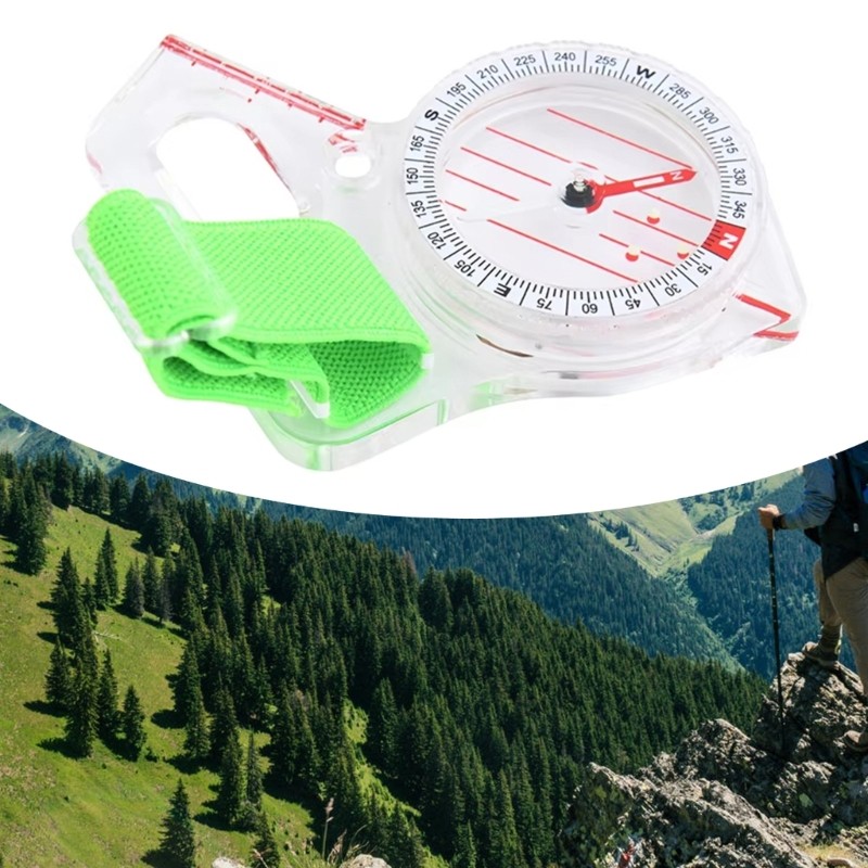 Multifunction Thumb Compasses Navigation Compasses Map Ruler Hiking Compasses