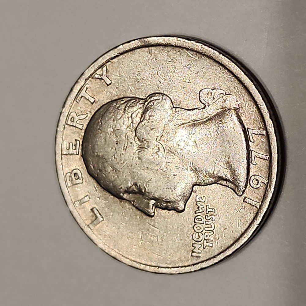 1977 no mint mark quarter