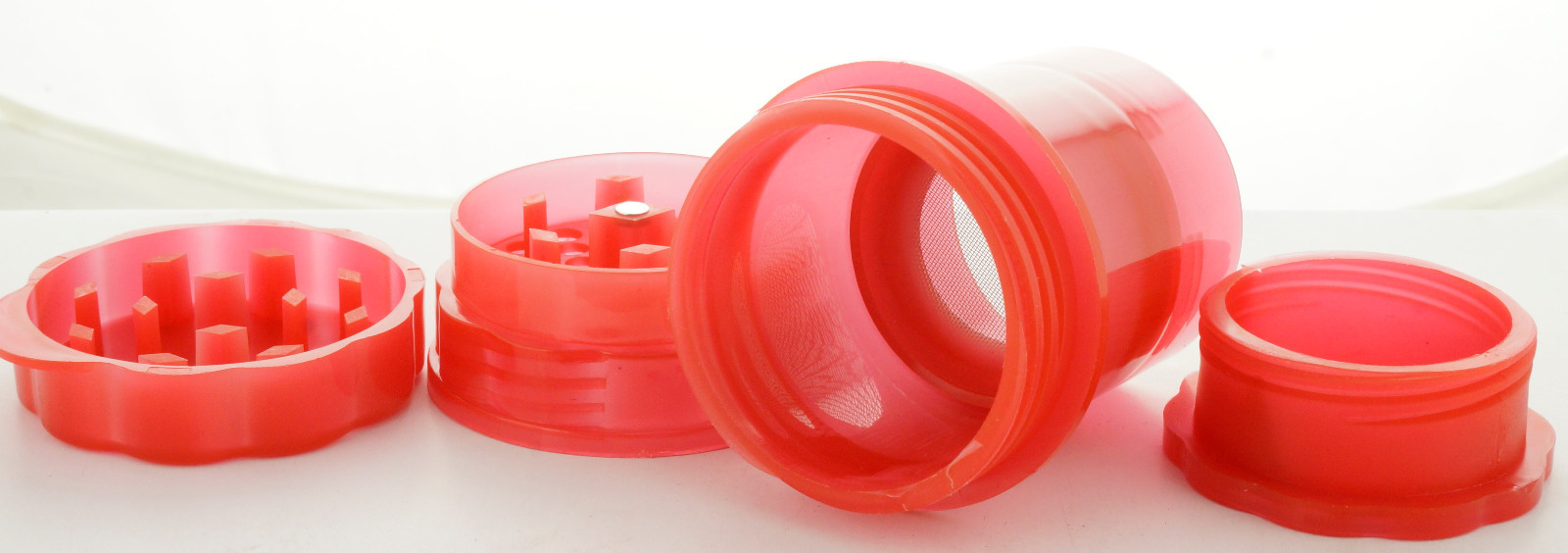 2 PACK GRINDER herb saver container medtainer Candy Color*HIGH QUALITY