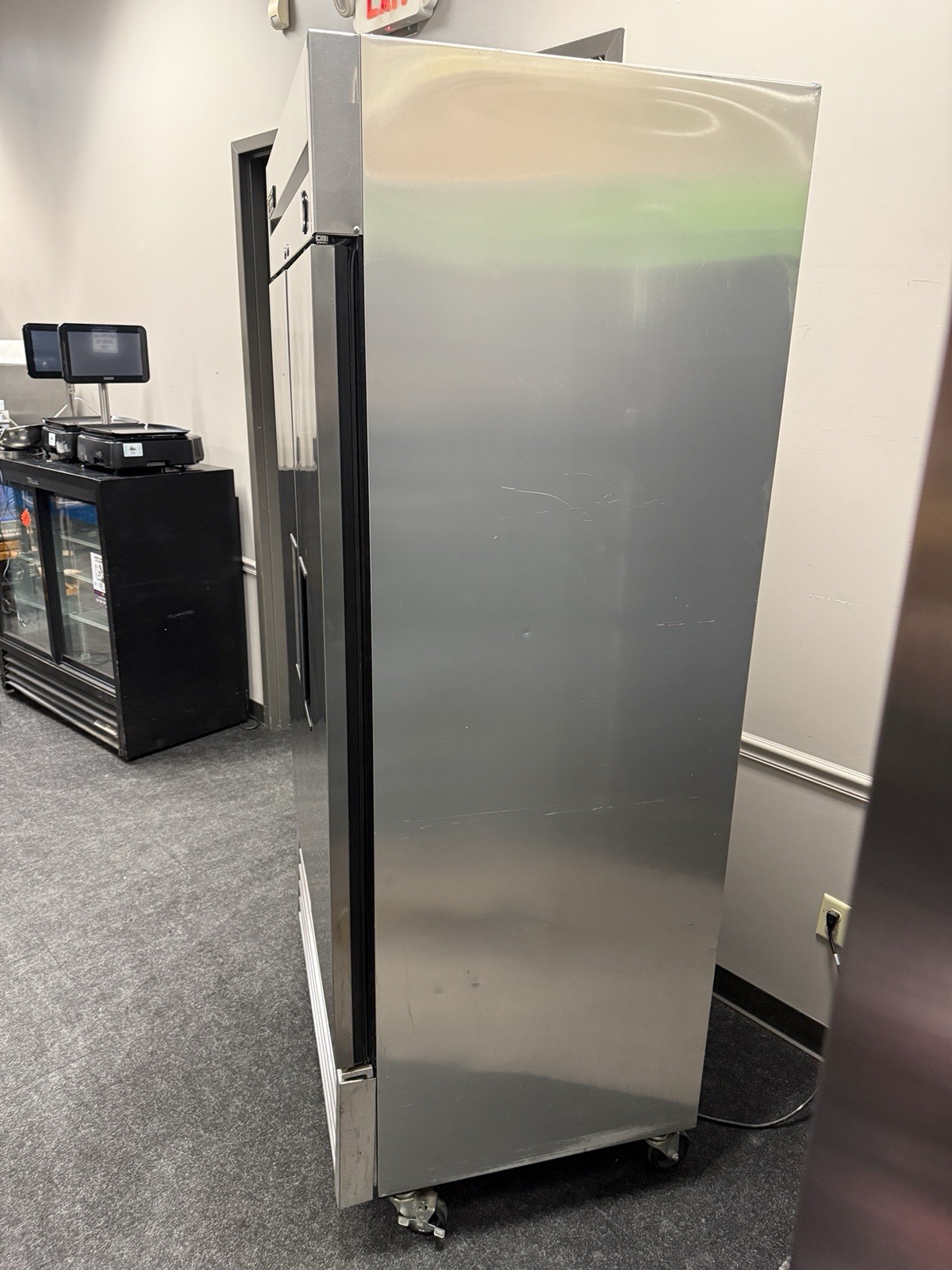 True (T-35) Two Section Stainless Steel Reach In Refrigerator