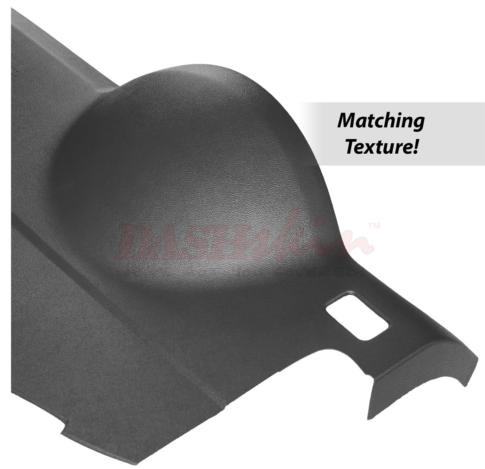 DashSkin Molded Dash Cover for 07-14 GM SUVs w/Center Speaker in Ebony Black