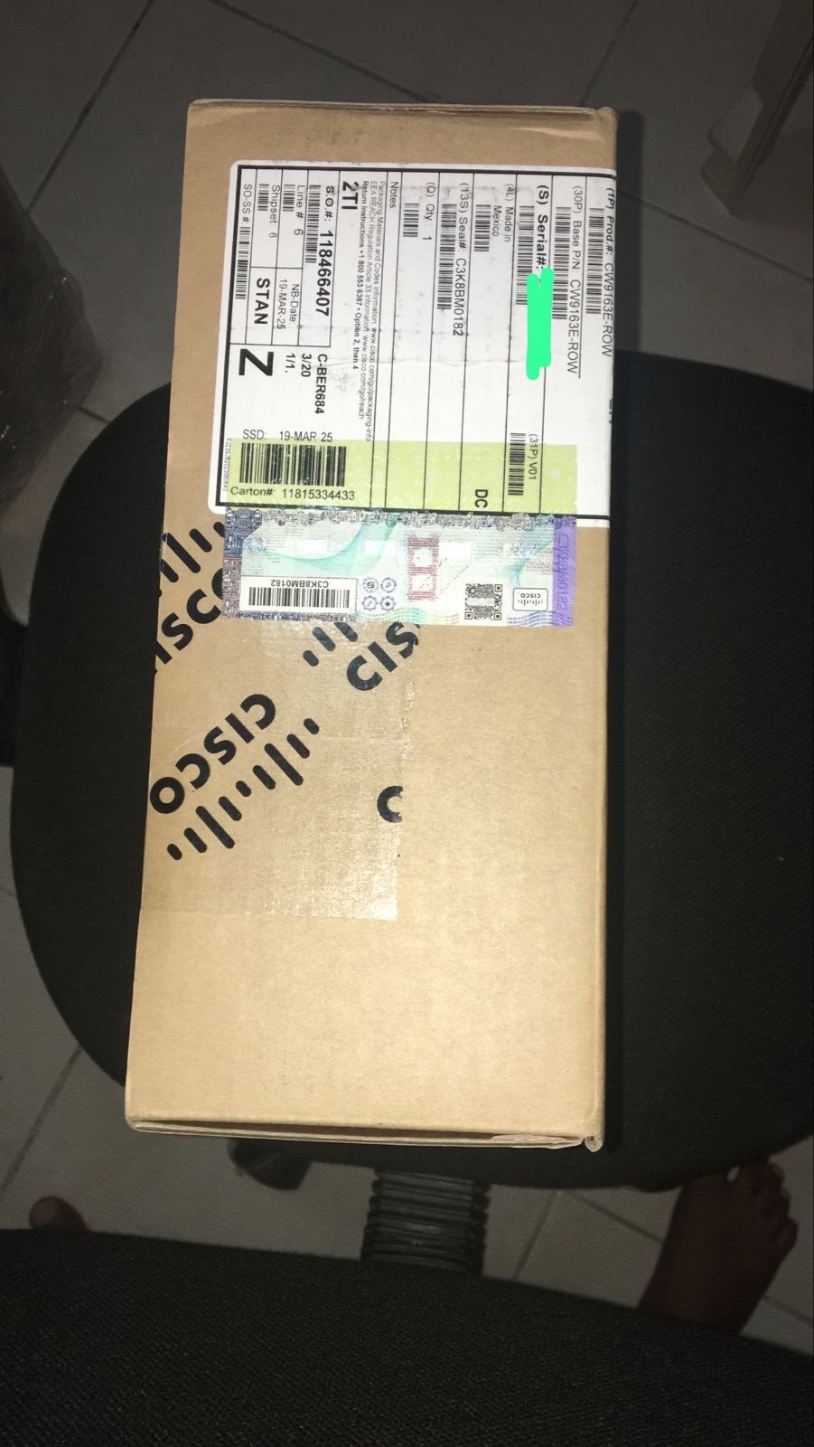 Cisco Catalyst CW9163E-ROW Catalyst 9163E AP(W6E, tri-band) VAT included