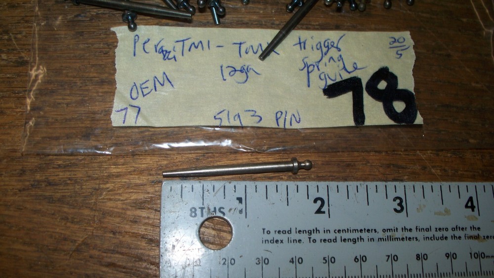 Perazzi, 12ga TM1-TMX models, trigger spring guide