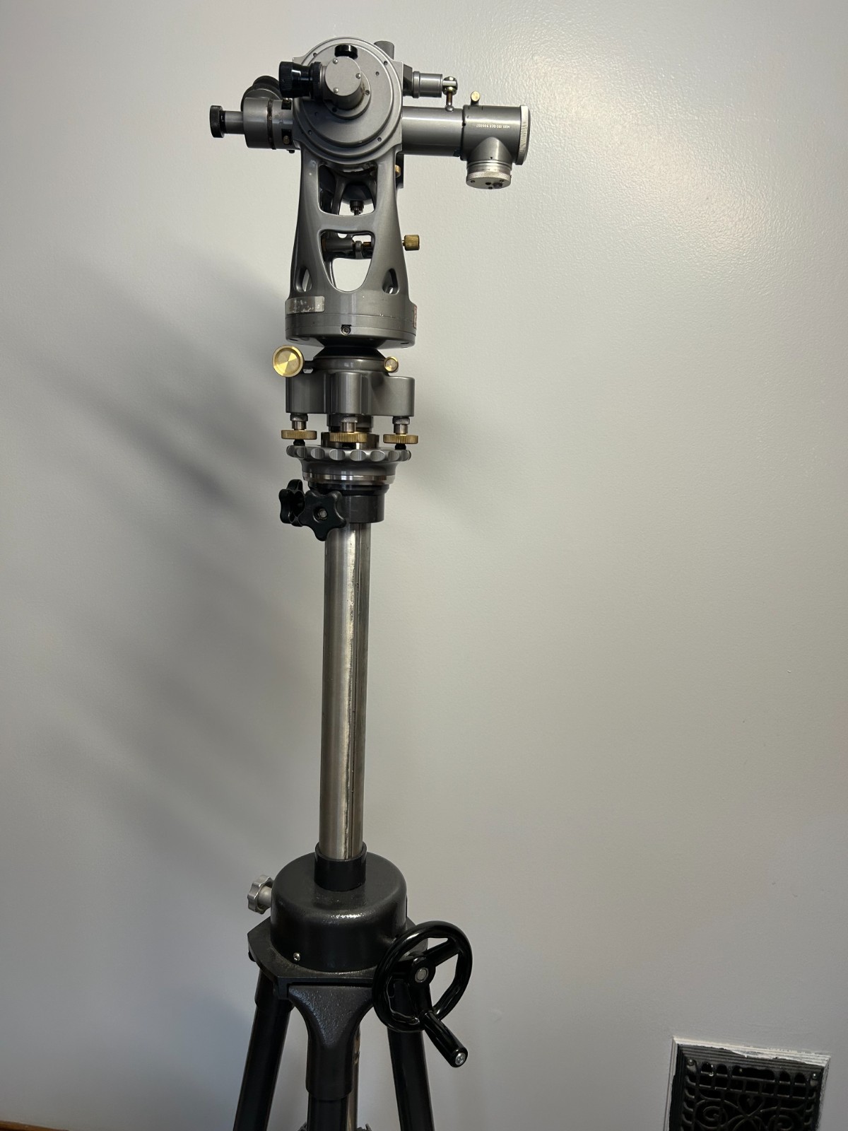 Brunson transit 76-RH with right angle eye piece,light source & tripod