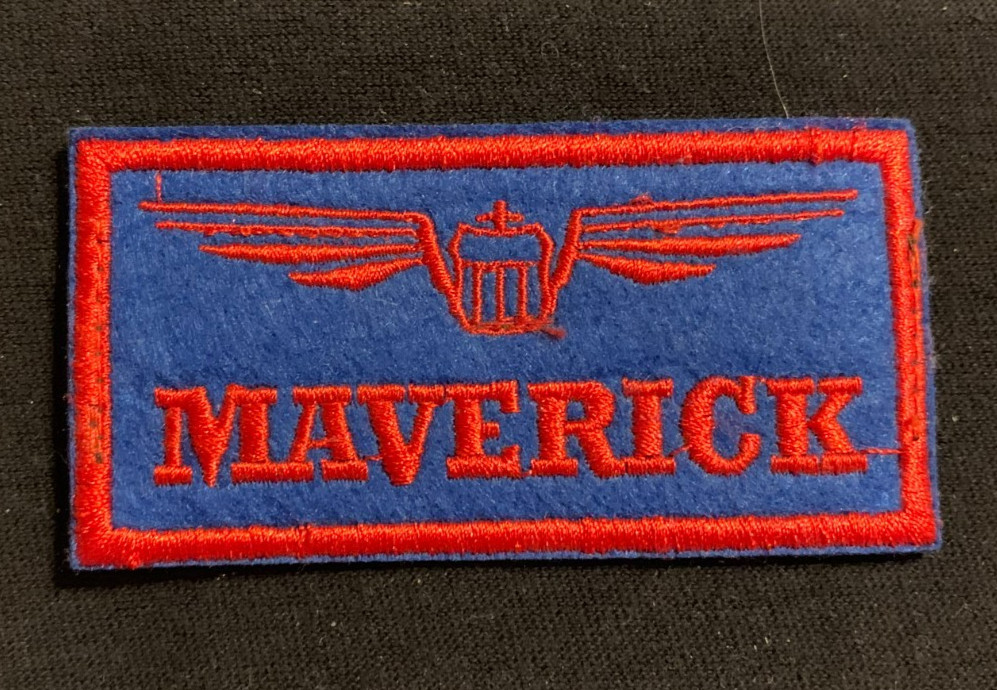 MAVERICK (Top Gun) EMBROIDERED  PATCH