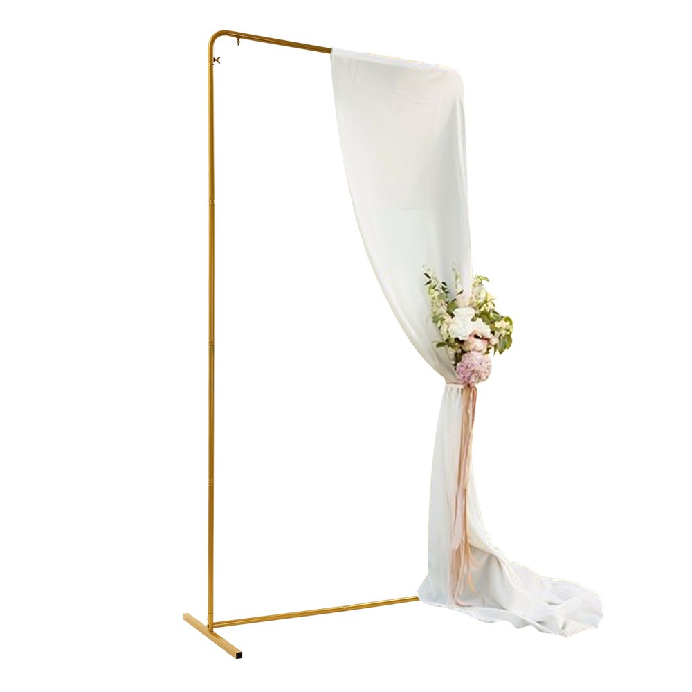 Wedding Backdrop Stand, Backdrop Frame, Backdrop Stand.Capacity 13.23 lbs.Gold