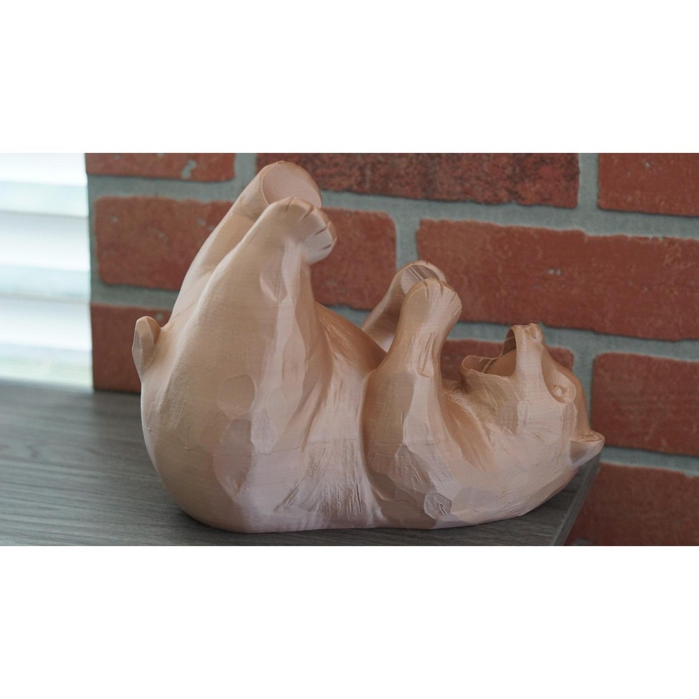 Bear Wine Bottle Holder: Rustic Cabin Decor