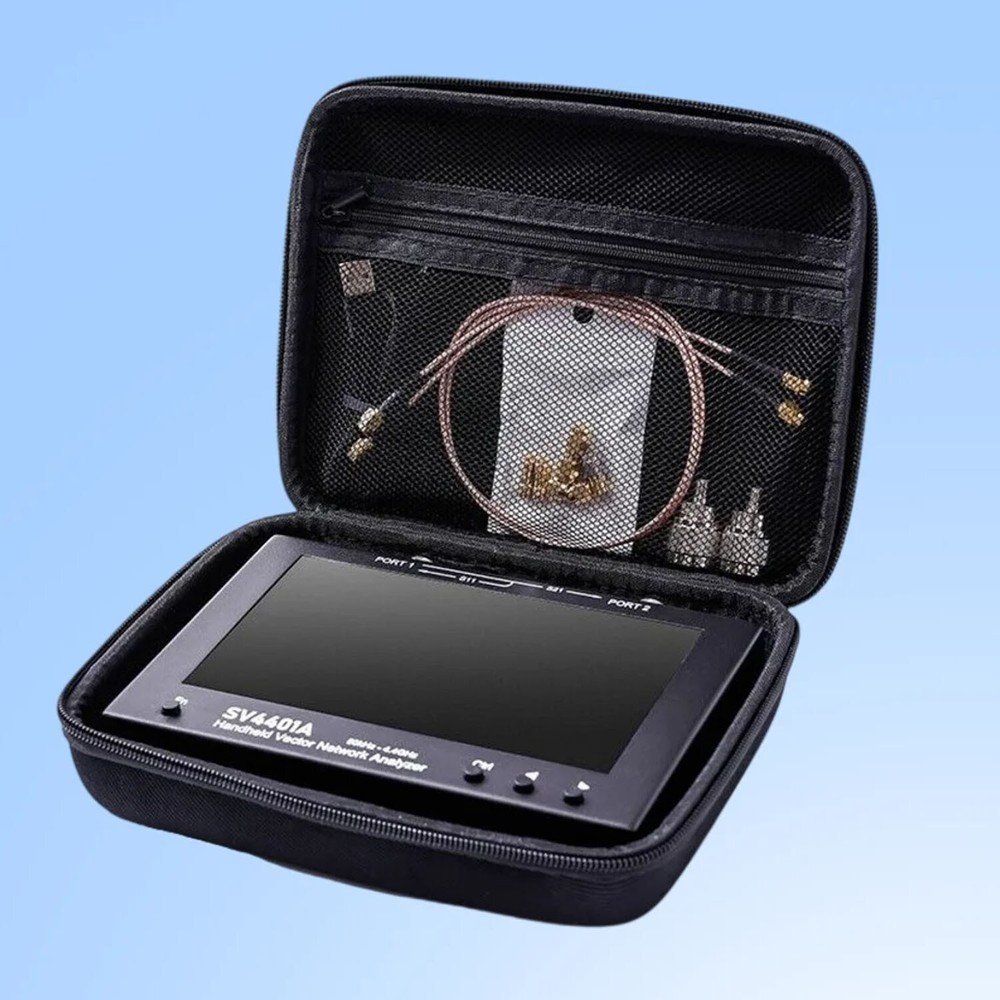SV4401A 7 inch Touch 50KHz-4.4GHz VNA Vector Network Analyzer Lcd 100dB Dynamic