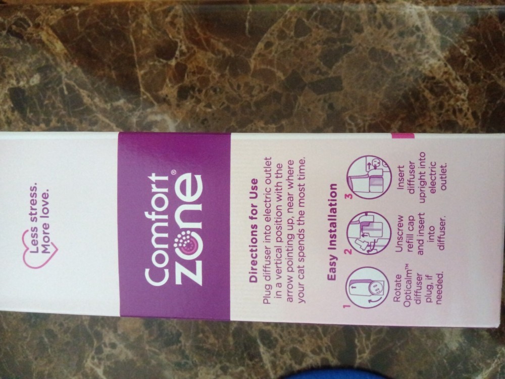 Comfort Zone Cat Calming Kit Opticalm Diffuser For A Calm Home 