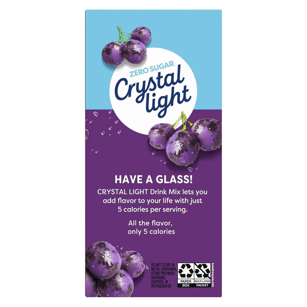 Concord Grape Drink Mix - 6 Zero Sugar Pitcher Packets for Refreshing Hydration