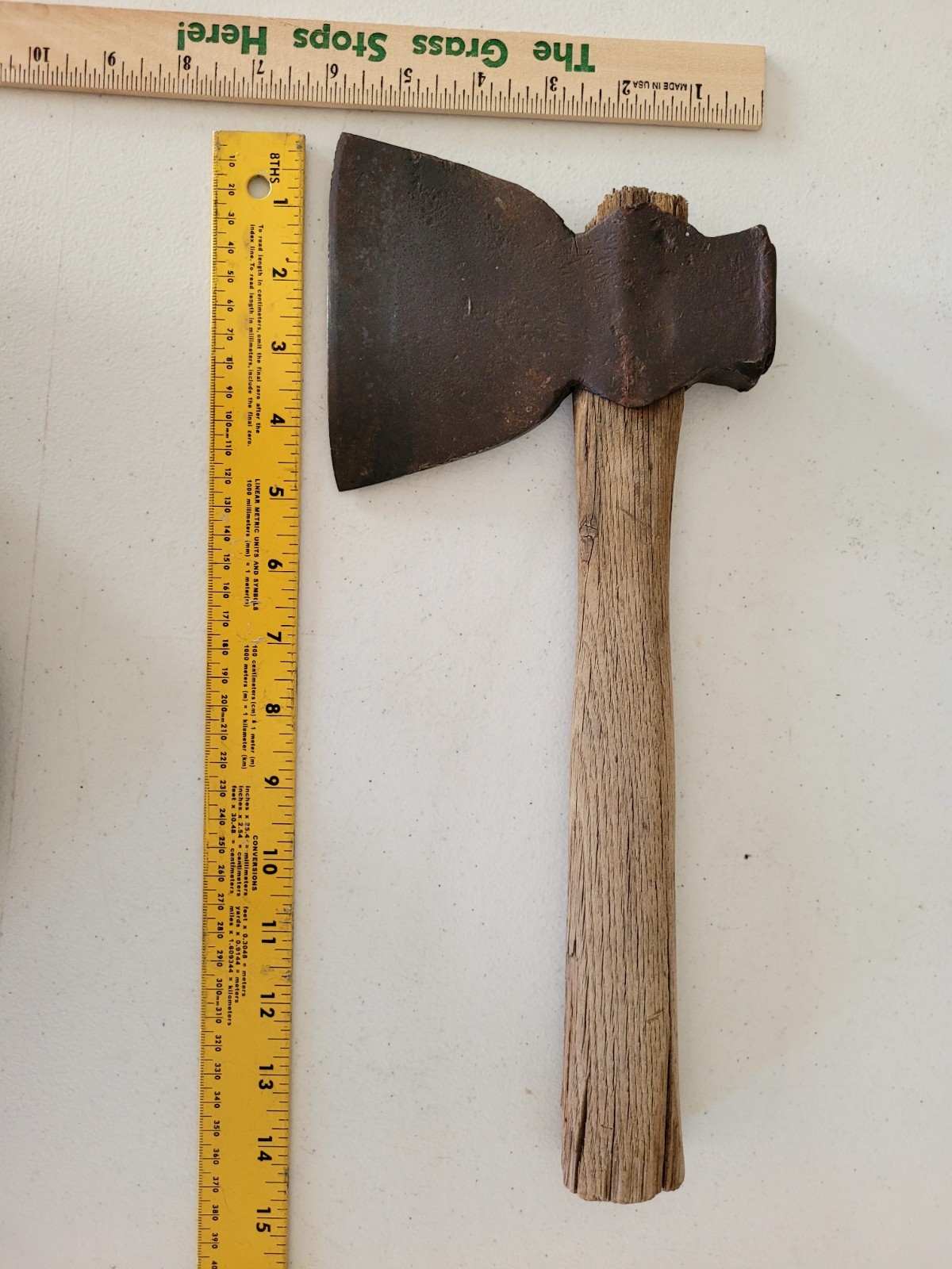 Antique/Vintage? Hewing Axe Hatchet with Wooden Handle