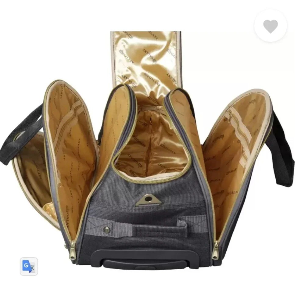 GALAXY  GREY DUFFLE TROLLEY BAG