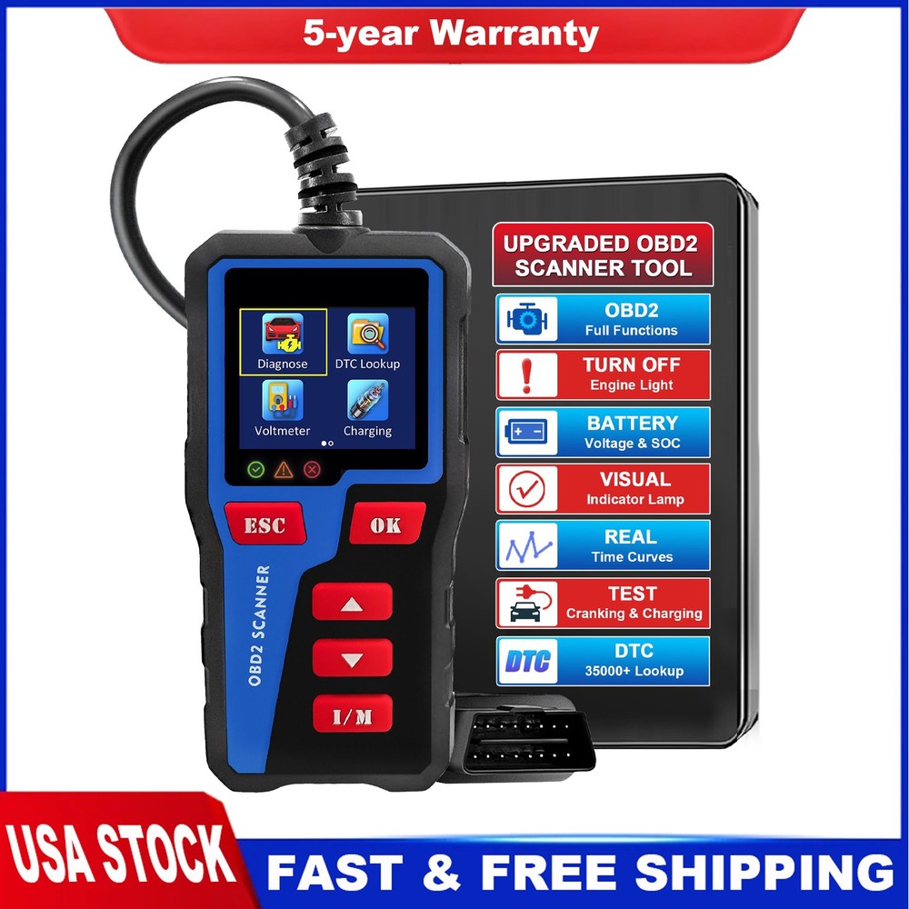 AT300 Car Code Reader Code Scanner Check Engine Fault for All OBDII Protocol