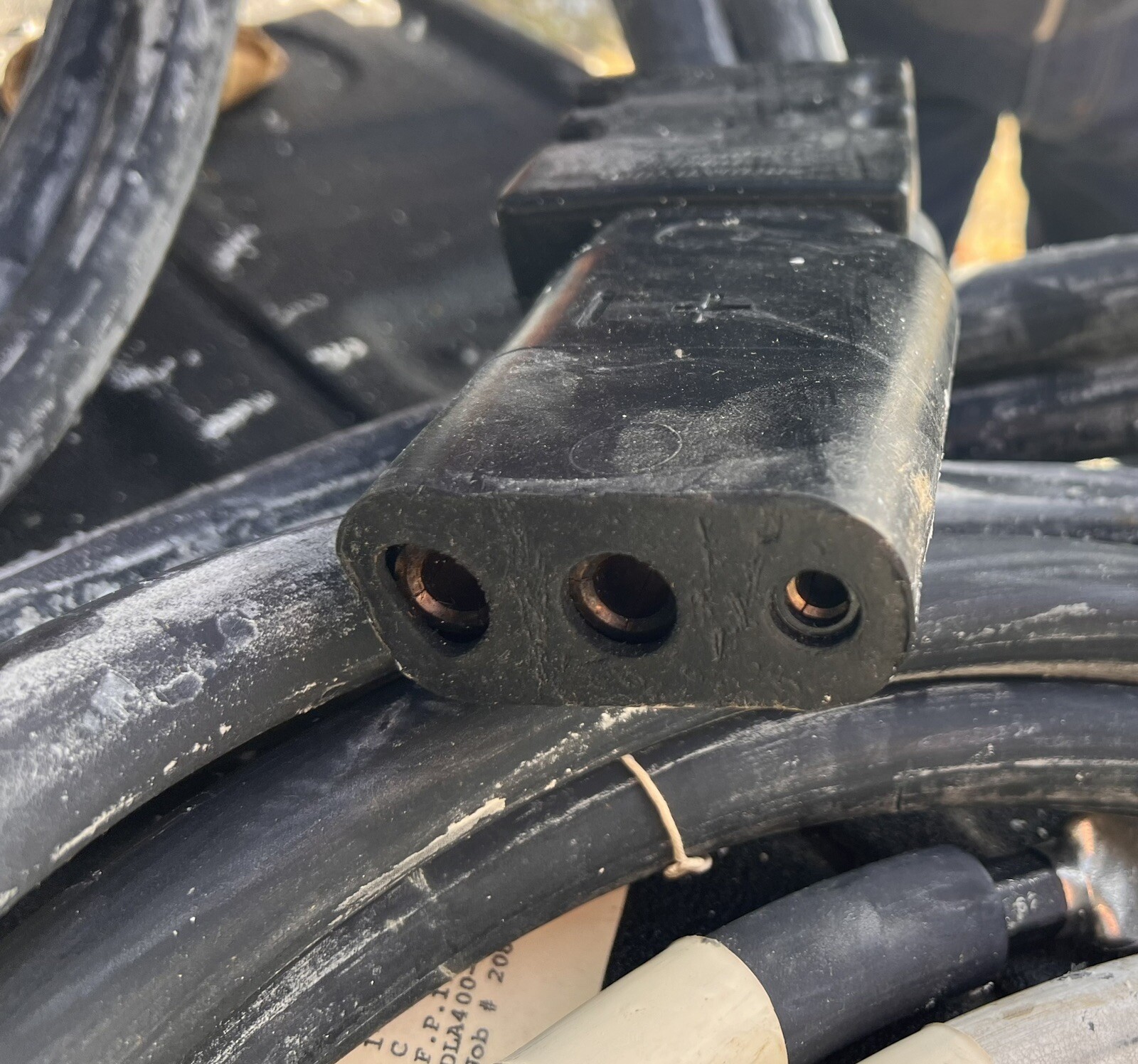 ANDERSON 28V DC Ground Power Unit Output Cable Assembly (20 ft. length) Military