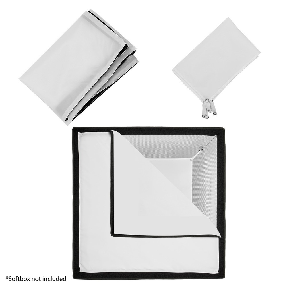 Glow Diffuser Set for Parasnap 24x24" Square Softbox