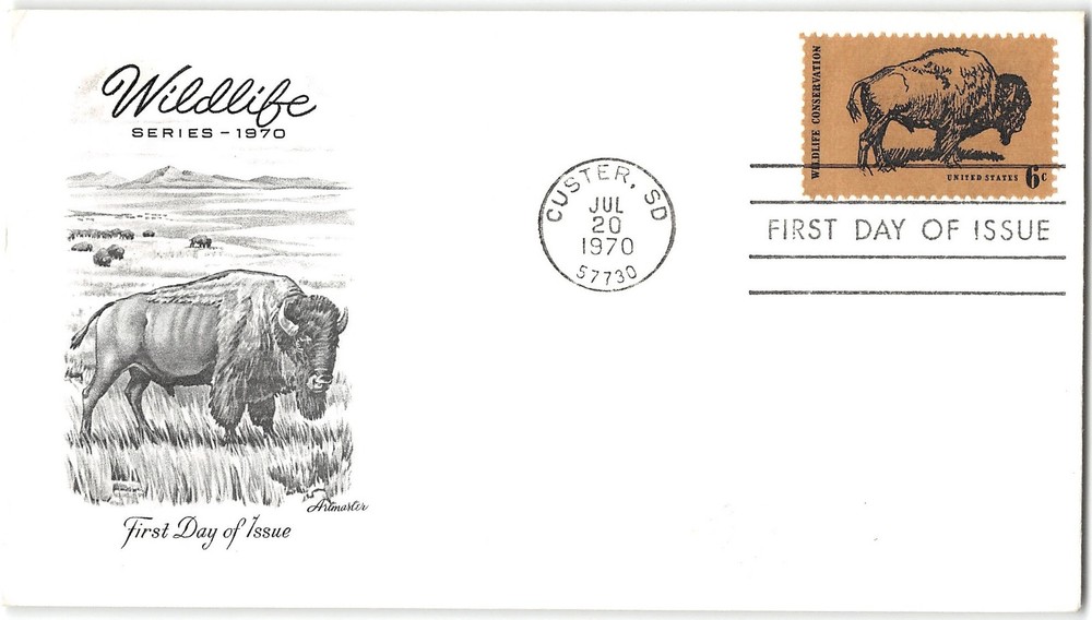 US #1392 FDC, 1970, Artmaster