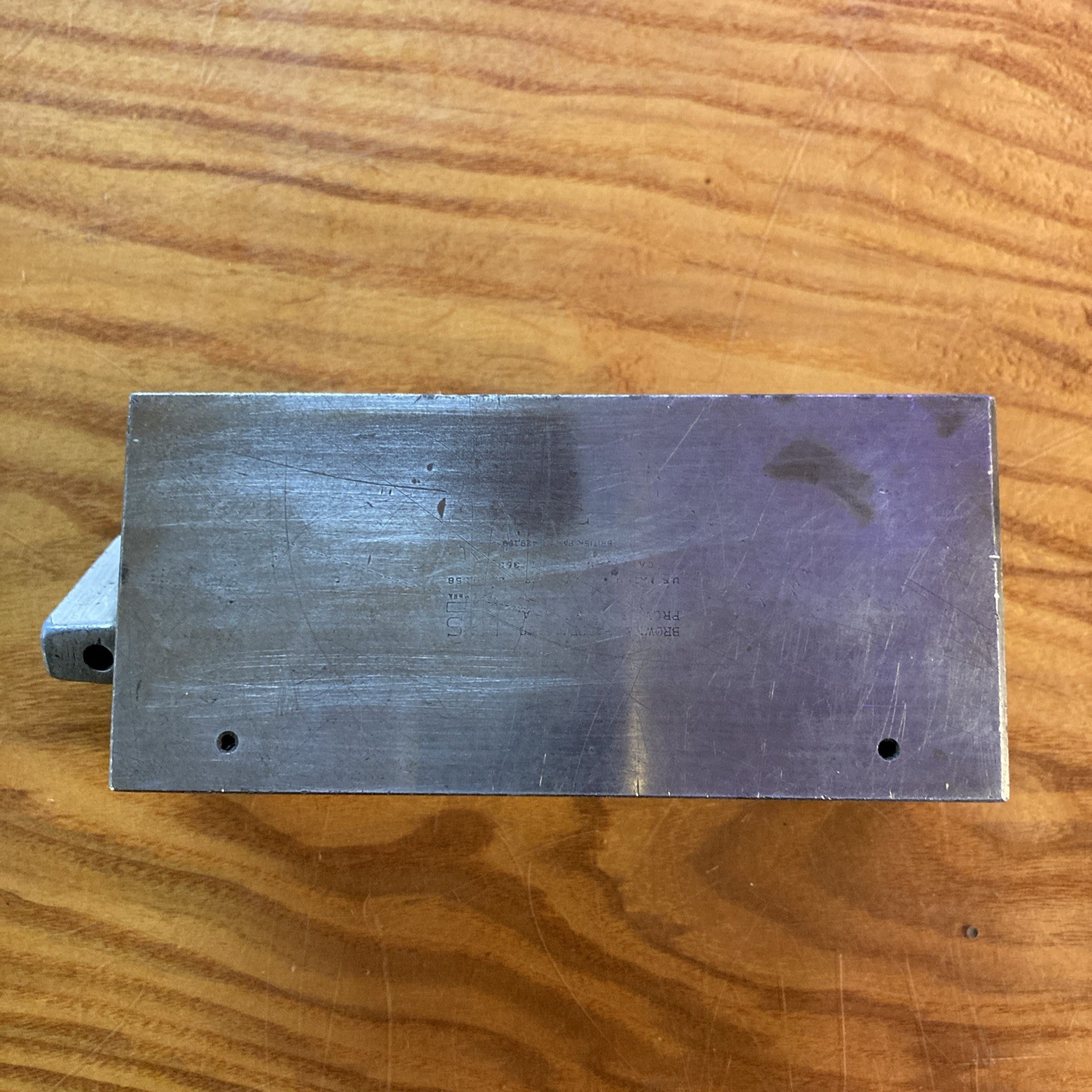 Brown & Sharpe Permanent Magnetic Block Chuck 255