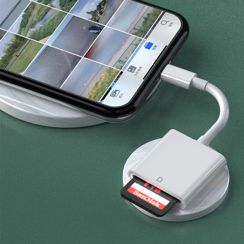 USB Type C to USB-C OTG Adapter SD Card Reader for Android MacBook Windows