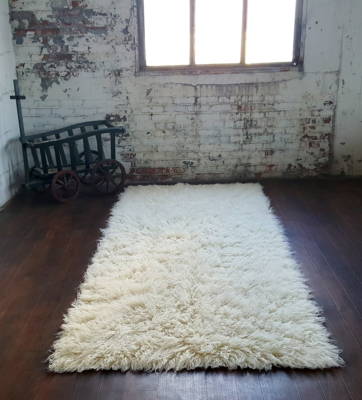 CLASSIC FLOKATI SHAG RUGS | LONG 3" PILE | GREAT QUALITY | WOOL AREA RUGS