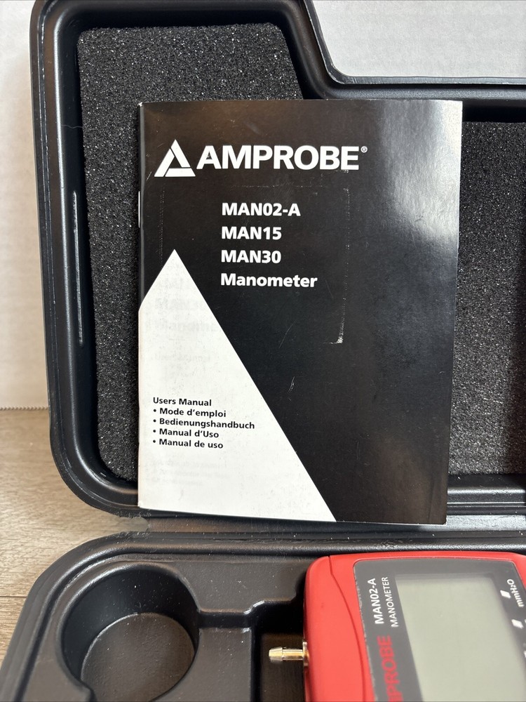 Amprobe MAN02A Differential Pressure Manometer