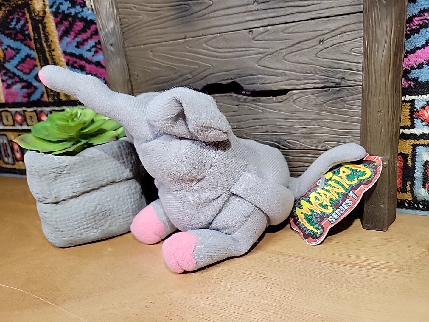 Meanie Beanie Series 1 Bart the Elephant Fart Passing Gas Pooping Crude Plush