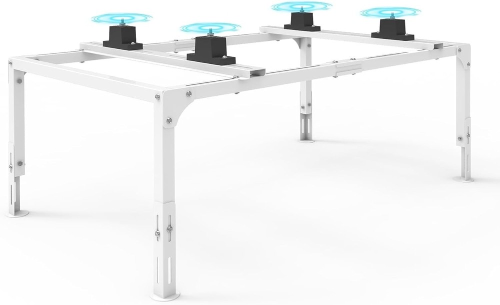 Mini Split Ground Stand Adjustable Anti-Vibration Mini Split Stand W 400LBS Load