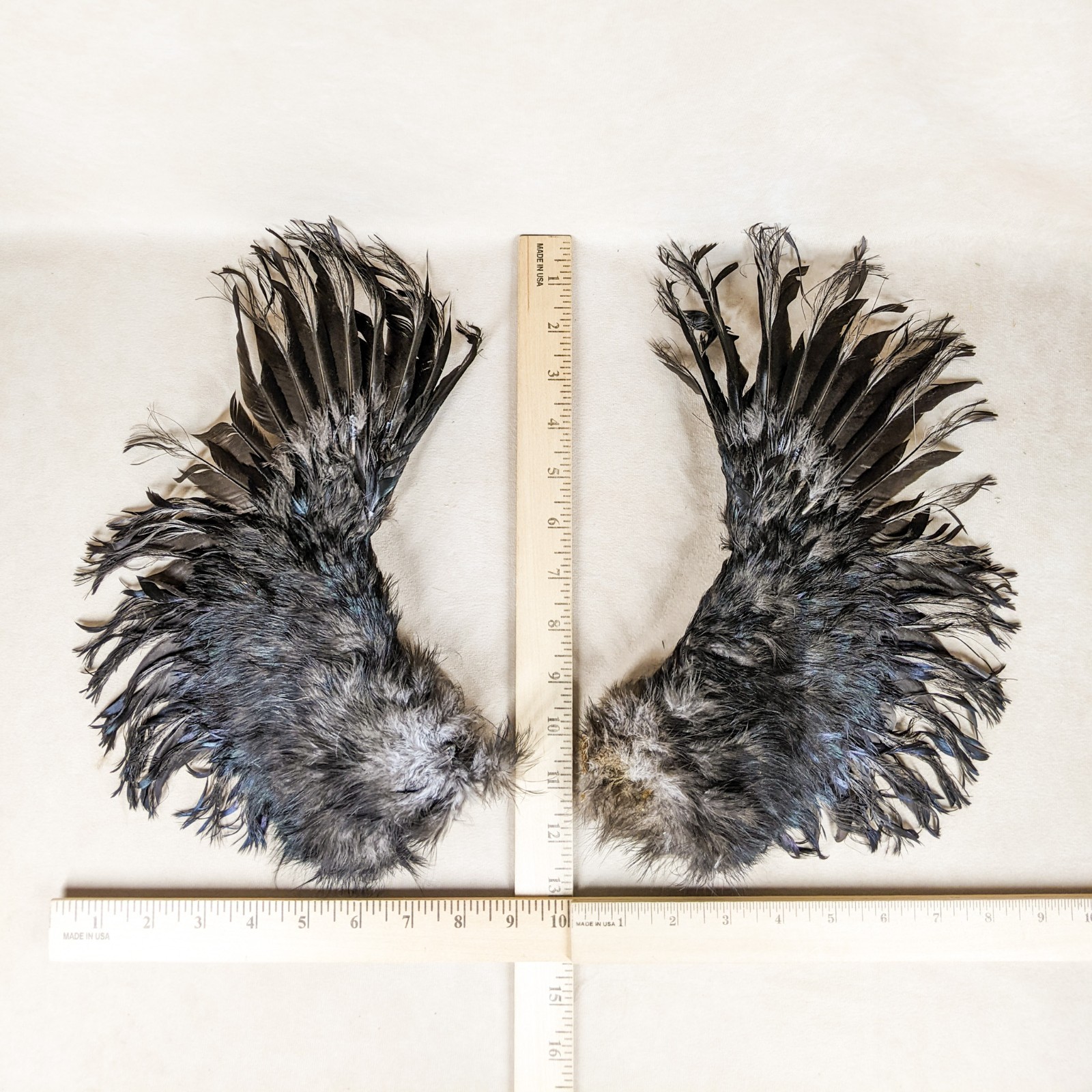 Silkie Chicken Wings Fallen Angel Crafts Bird Feathers pair props costume art