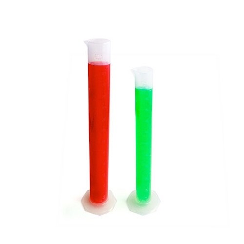 Graduated Cylinder, plastic polypropolene, translucent, 250 mL
