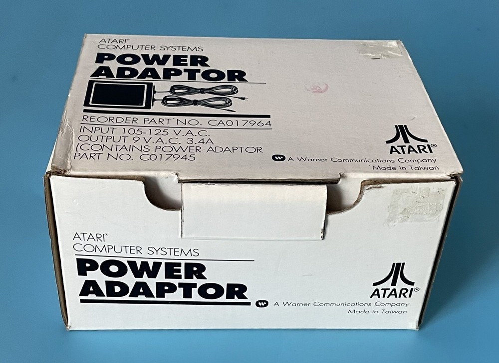 OEM Box Only — For Atari Power Adapter CA017964 — For Atari 400/800 Computers
