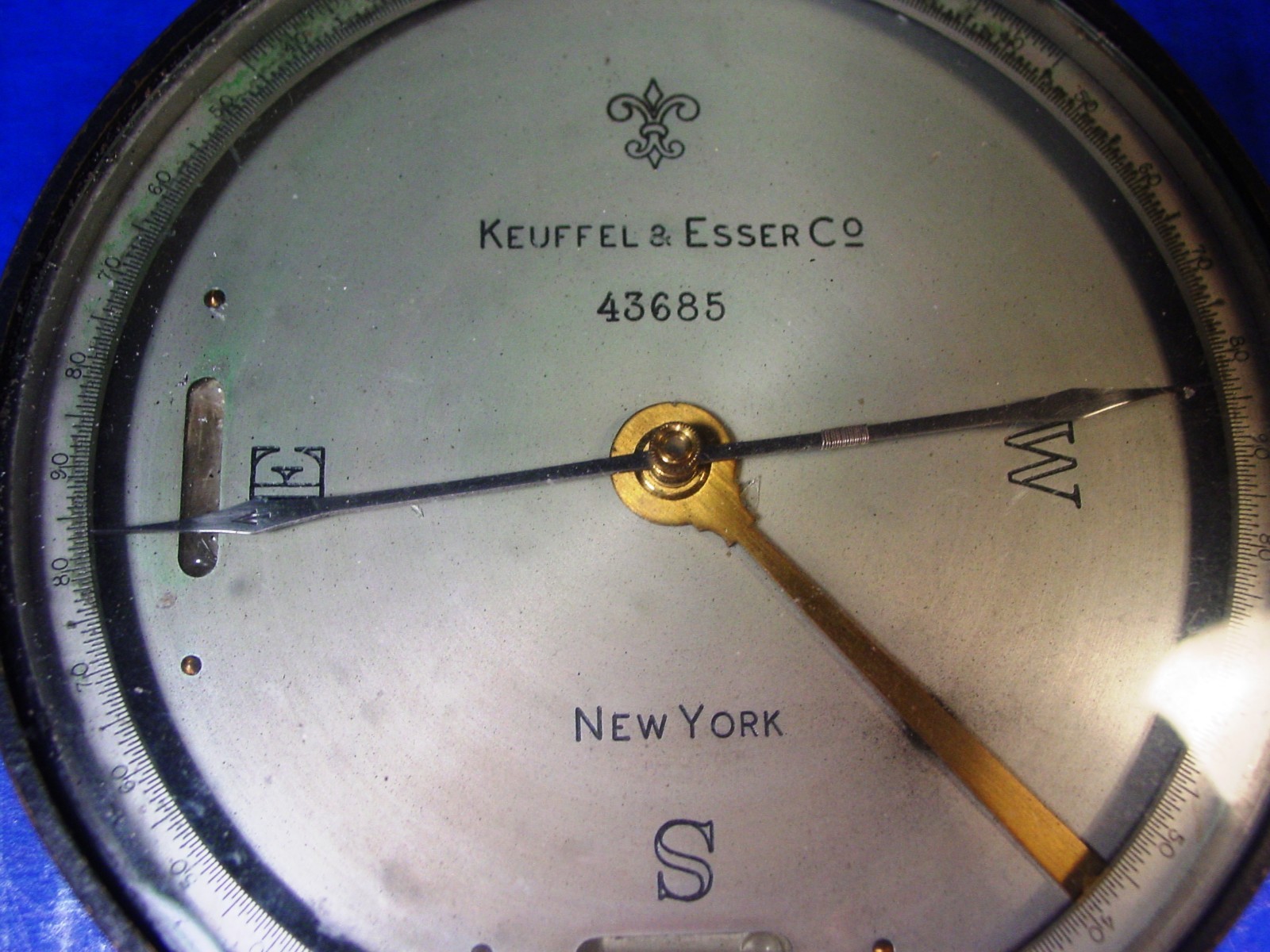 1921 Keuffel Esser Compass - Large Example