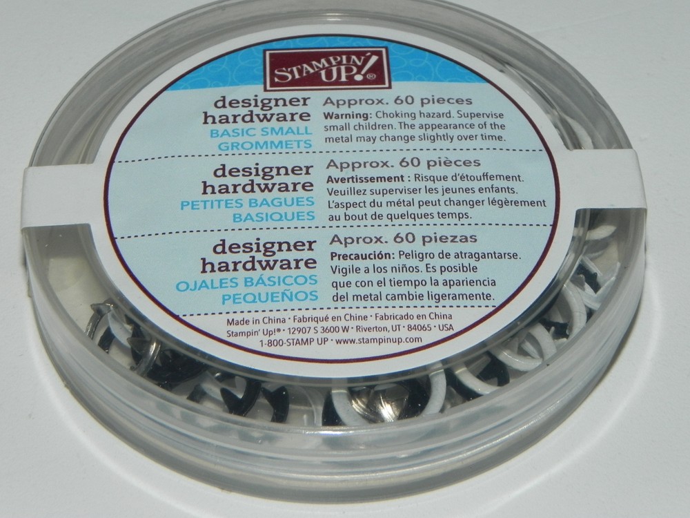 Stampin Up Designer Hardware - Basic SMALL Grommets NEW #114349
