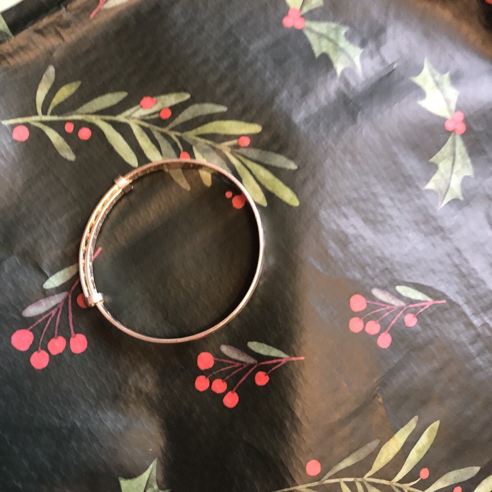 925 Silver Engraved Bangle