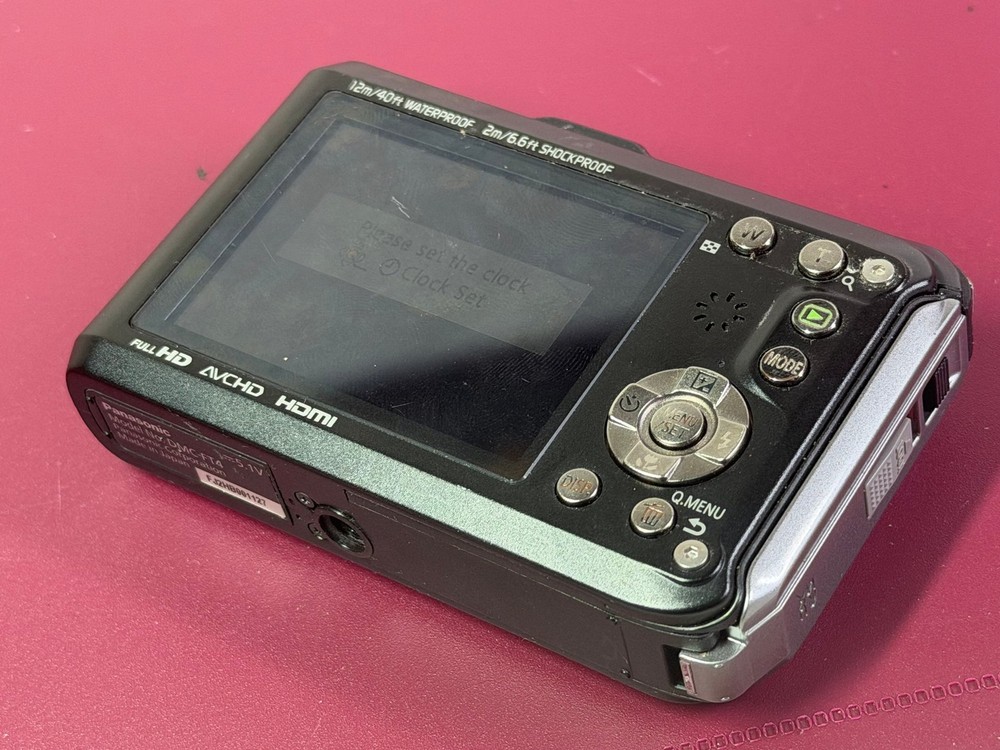 Panasonic Lumix DMC-FT4 Digital Camera Black GPS Waterproof Shockproof
