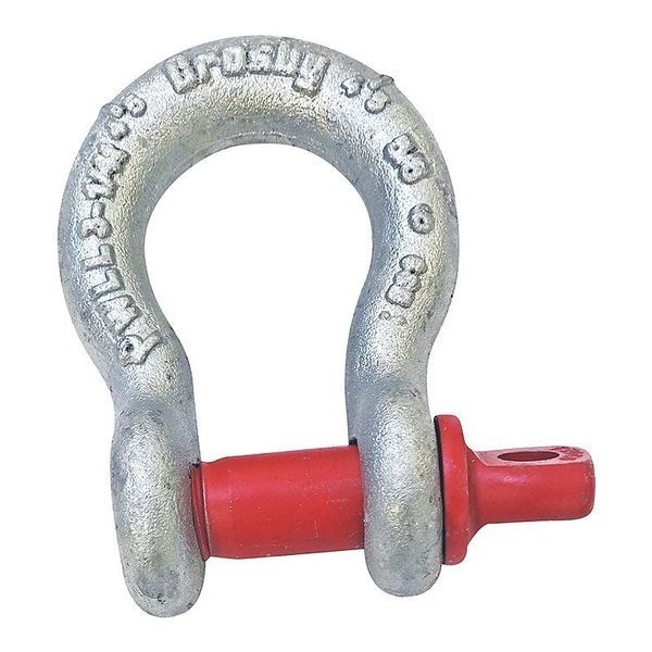 Crosby 1018473 Anchor Shackle,Carbon Steel,6500 Lb.