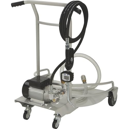 Roughneck Oil Dispensing System, 4.8 GPM, Pump, Manual Nozzle, Valve, Hose