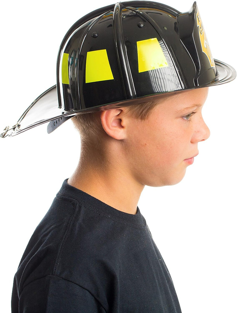 Black Fire Chief Helmet