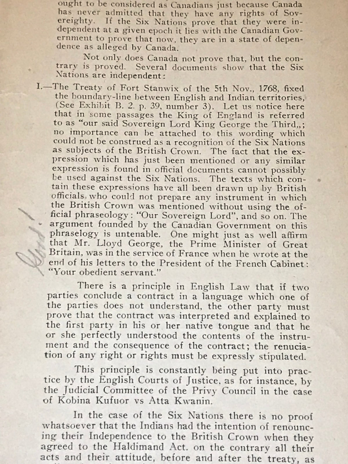 1920s History Of The Six Nations Indians Settlement On Banks of Grand River RARE