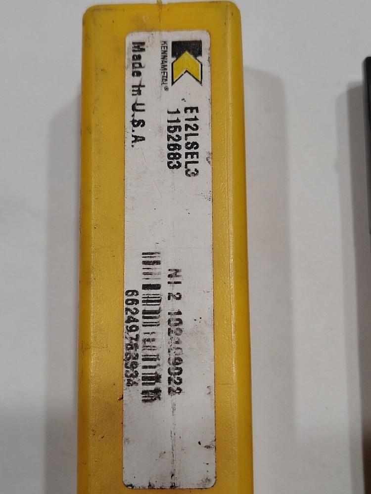 Kennametal 3/4" Solid Carbide Laydown *Left Hand* Threading Bar W/Thru Coolant