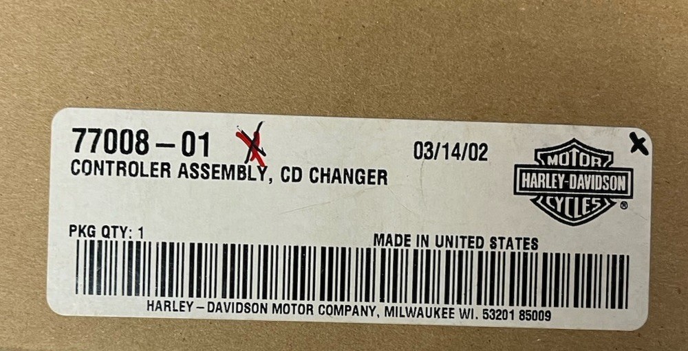 Harley Davidson CD Changer Controller Assembly 77008-01