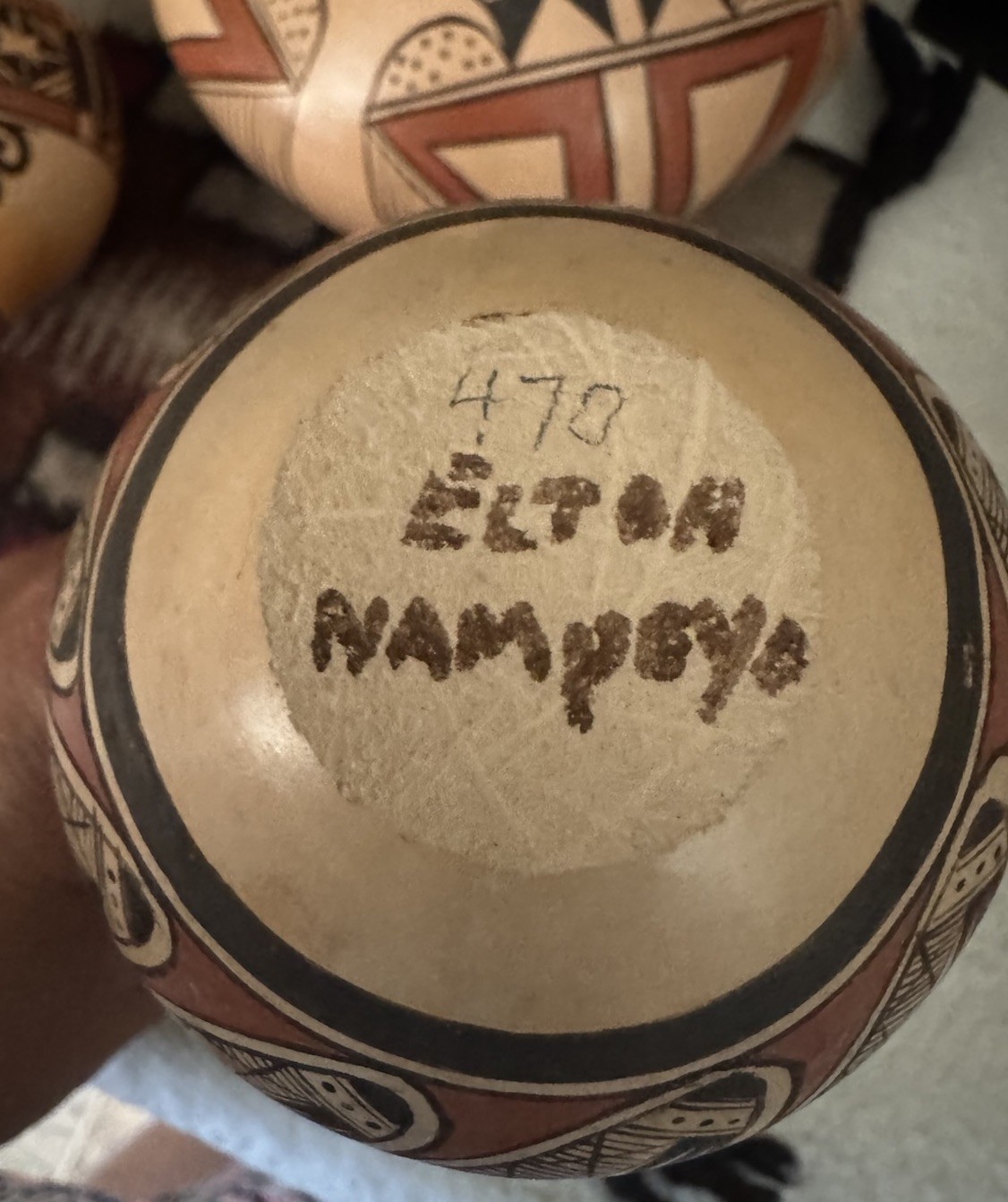 SUPERB Elton Nampeyo HOPI Polychrome Wedding Vase Migration Native Sikyatki VTG